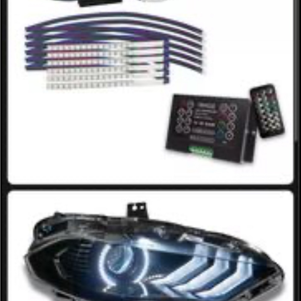 Silver and Red LED Lighting Kit - Picture 5 of 7